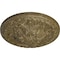 Ekena Millwork Acanthus Ceiling Medallion, Hand-Painted Mississippi Mud Crackle, 11 3/8"OD x 2"P CM11ACMMC - alternate 4
